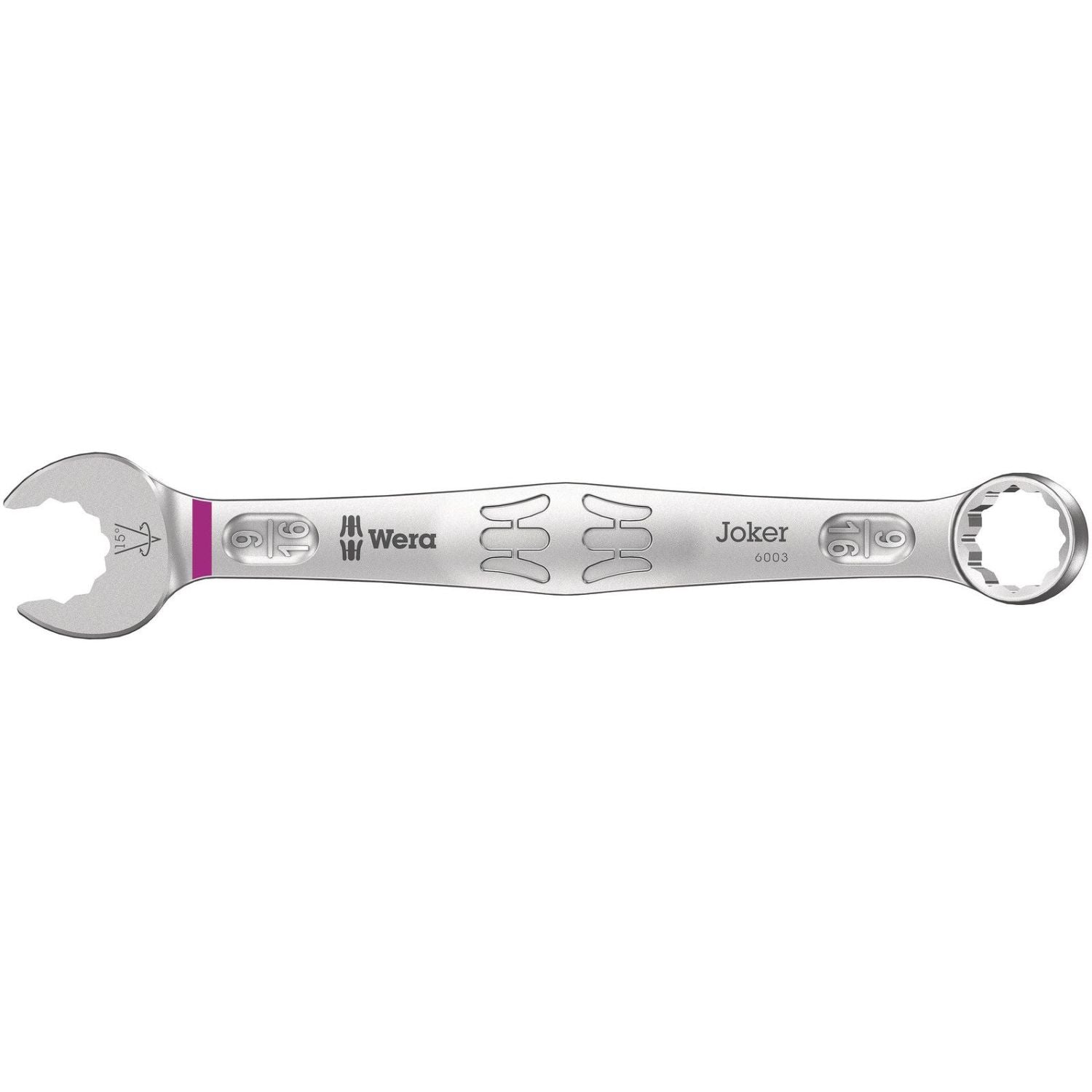 Wera 6003 Joker Combination Wrench, Imperial, 9/16-in.x167-mm.