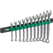 Wera 9640 Magnetic Rail 6003 Joker 1 Ring Spanner Set, 11-Pieces