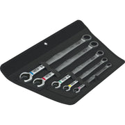 Wera 6007 Joker 5 Set 1 Ring Ratchet Spanner Set, 5-Pieces