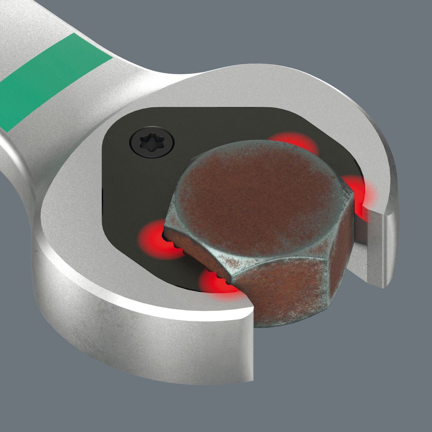 Wera 6007 Joker 5 Set 1 Ring Ratchet Spanner Set, 5-Pieces