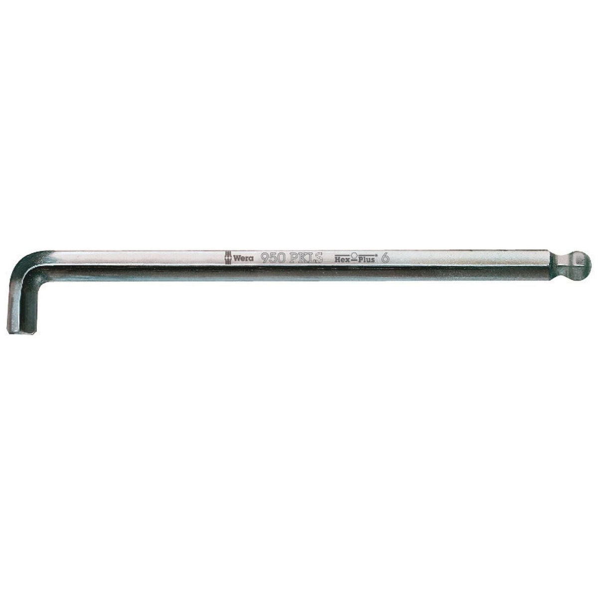 Wera 950 Pkls L-Key, Metric, Chrome Plated, 2x100-mm.