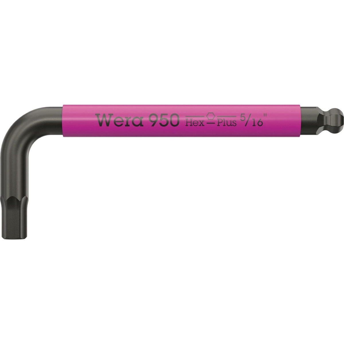 Wera 950 Spks L-Key Multicolour, Imperial, Blacklaser, 5/64-in.x50-mm.