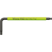 Wera 950 Spks L-Key Multicolour, Imperial, Blacklaser, 3/32-in.x56-mm.