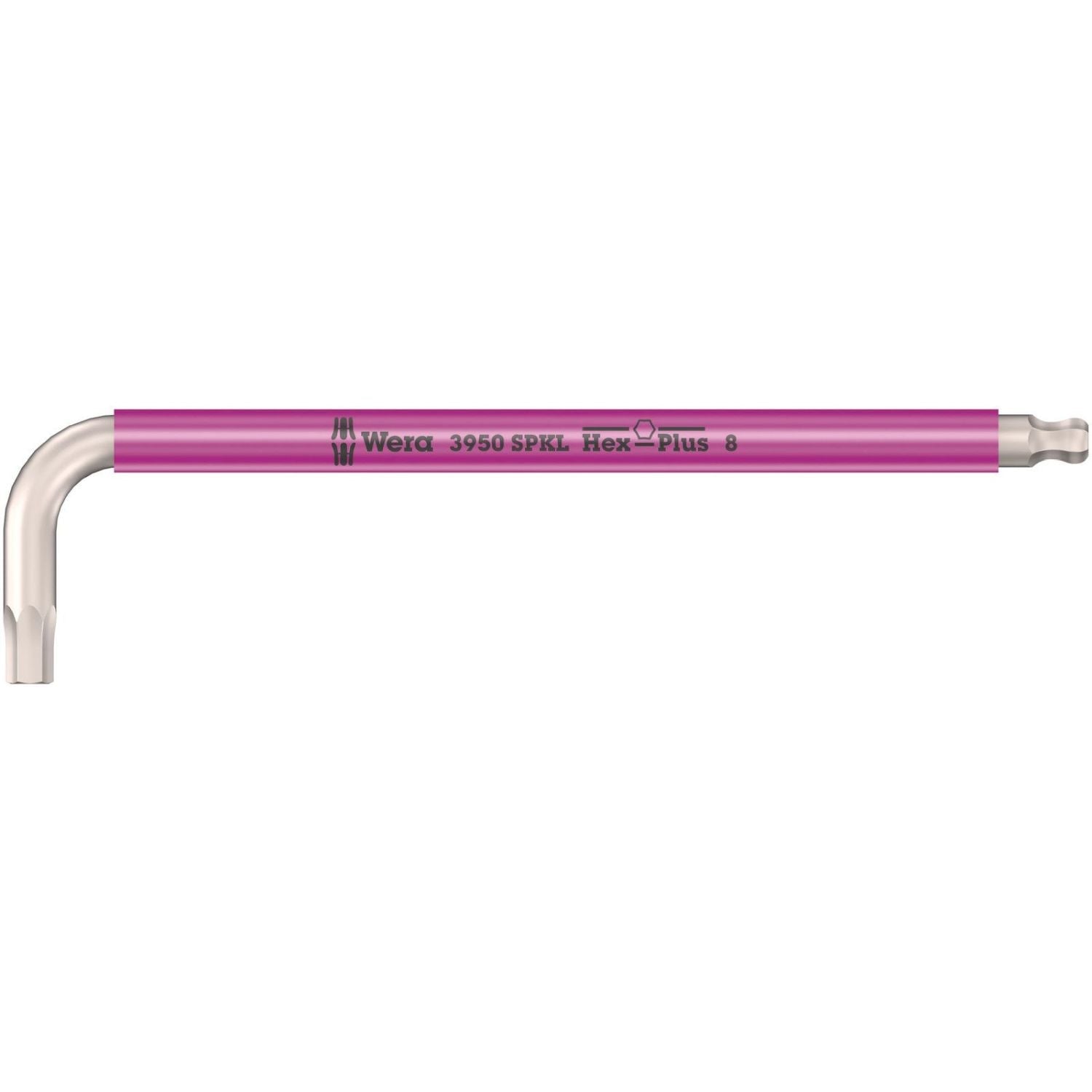 Wera 3950 Spkl Multicolour L-Key, Metric, Stainless, 5x154-mm.