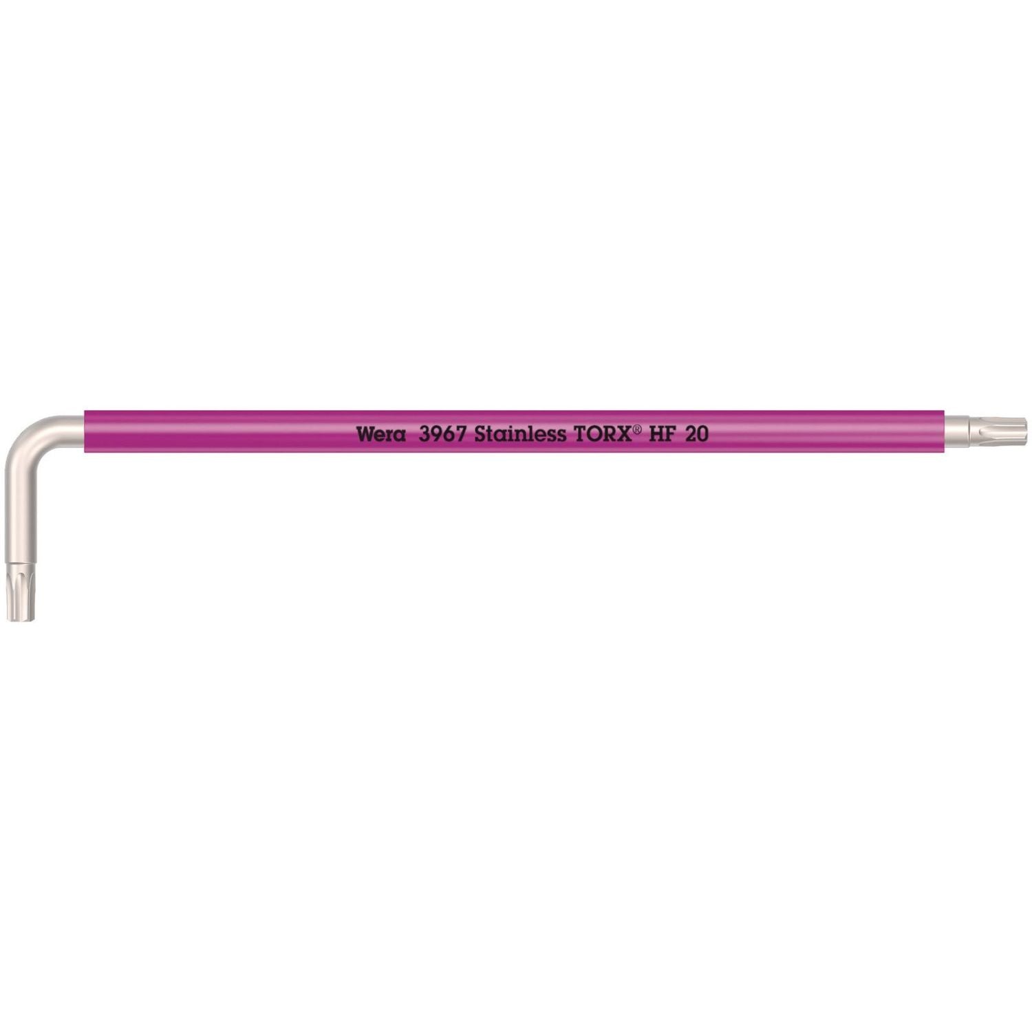 Wera 3967 Sxl Hf Torx L-Key Multicolour With Holding Function, Long, Stainless, Torx 9x101-mm.