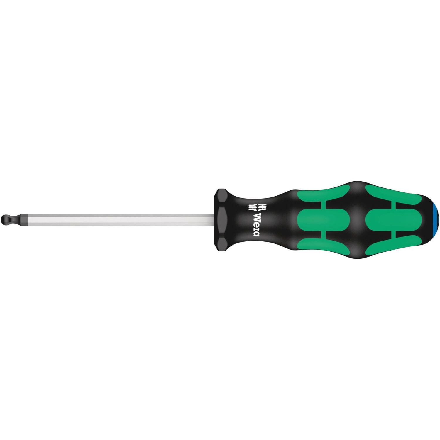 Wera 352 Ball End Screwdriver For Hexagon Socket Screws, 3/16-in.x100-mm.