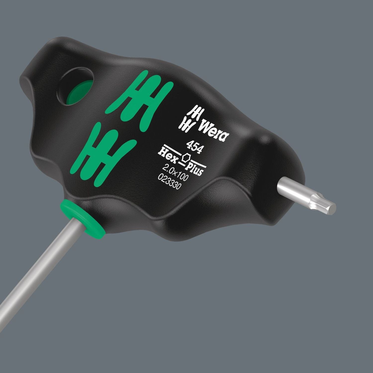 Wera 454 Imperial T-Handle Hexagon Screwdriver Hex-Plus, Imperial, 7/64-in.x150-mm.