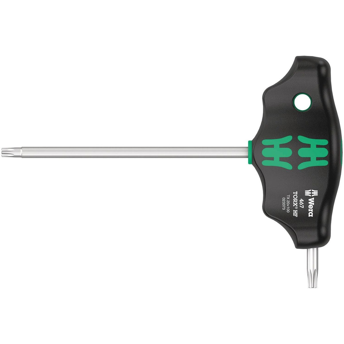 Wera 467 Torx Hf T-Handle Screwdriver With Holding Function, Torx 20x100-mm.