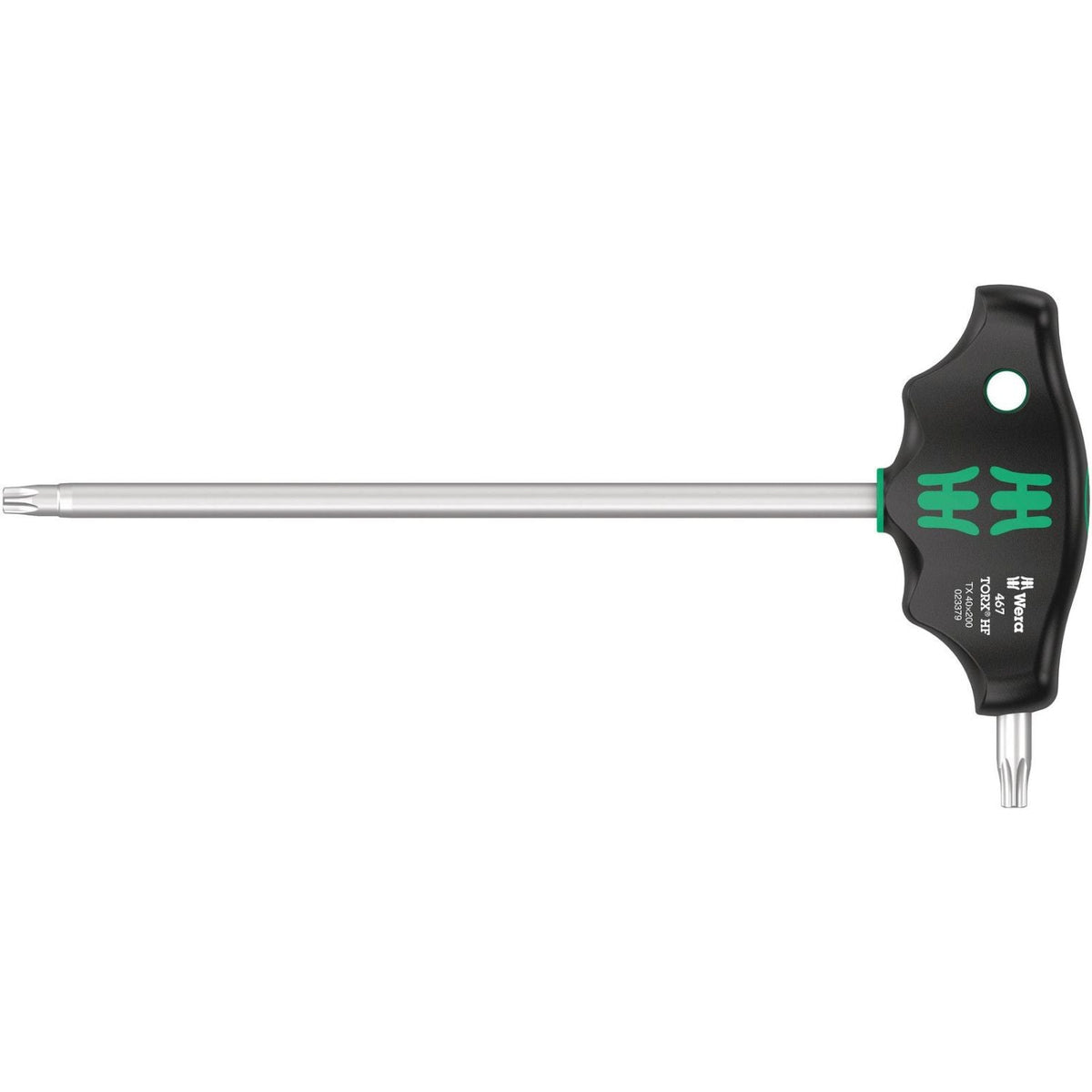 Wera 467 Torx Hf T-Handle Screwdriver With Holding Function, Torx 40x200-mm.