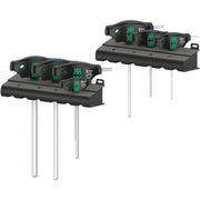 Wera 454/7 Hf Set 1 Screwdriver Set T-Handle Screwdrivers Hex-Plus With Holding Function, 7-Pieces