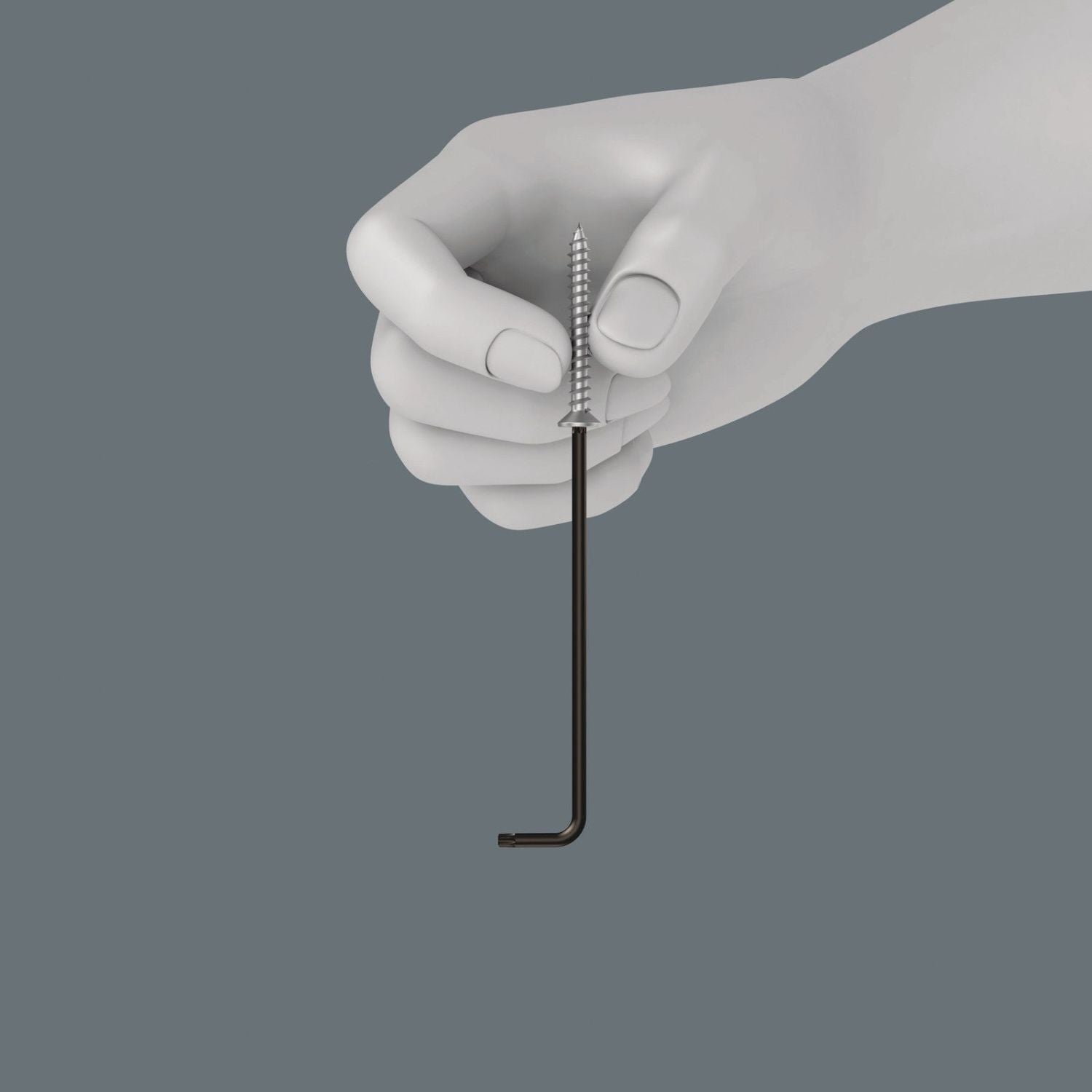 Wera 967 L Torx Hf L-Key With Holding Function, Blacklaser, Torx 8x76-mm.