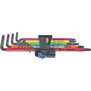 Wera 967/9 Torx XL Multicolour Hf 1 L-Key Set With Holding Function, Long, 9-Pieces