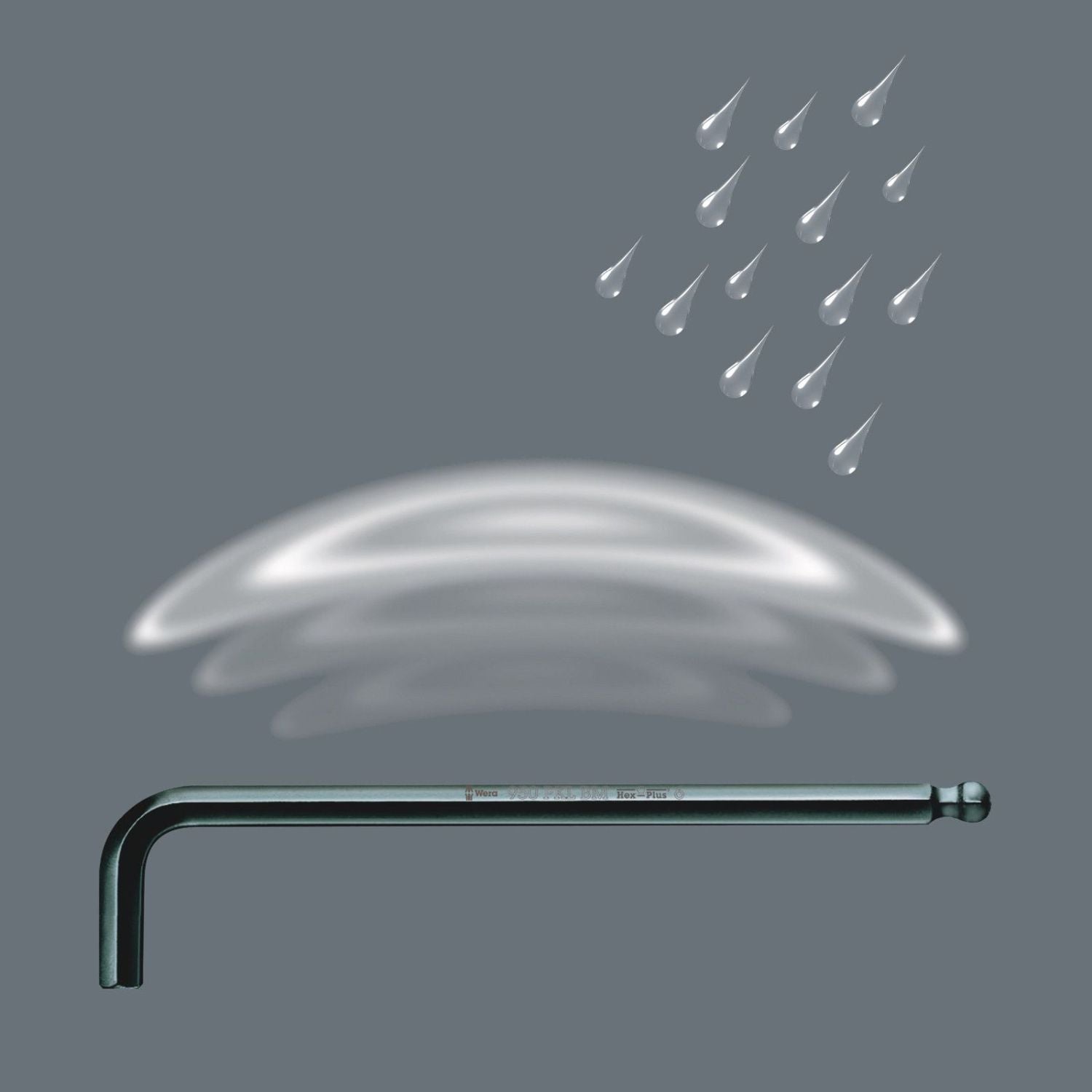 Wera 950 Pkl Bm L-Key, Metric, Blacklaser, 1.5x90-mm.