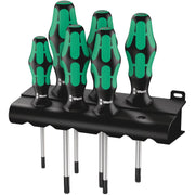 Wera 367/6 Torx Screwdriver Set Kraftform Plus And Rack, 6-Pieces