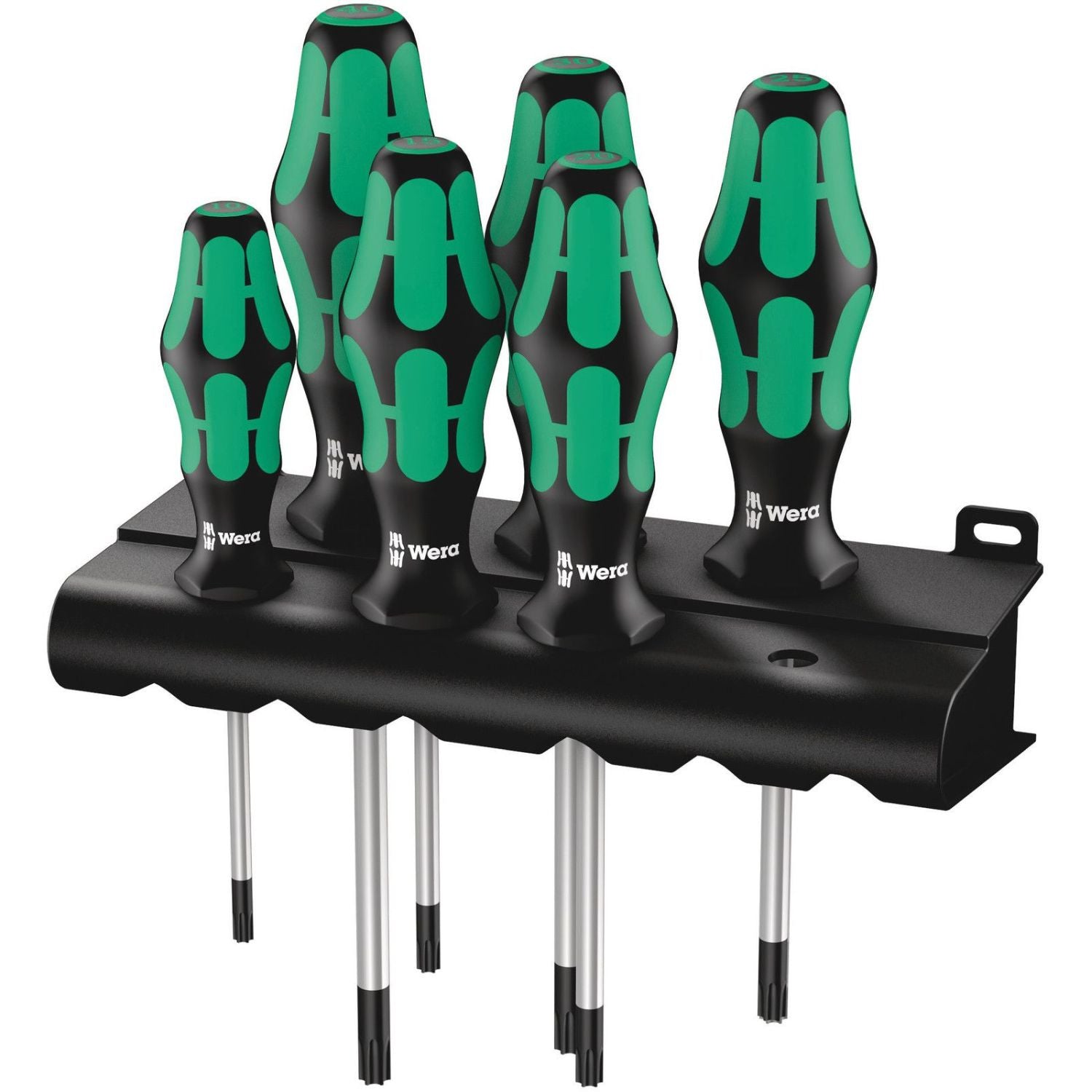 Wera 367/6 Torx Screwdriver Set Kraftform Plus And Rack, 6-Pieces