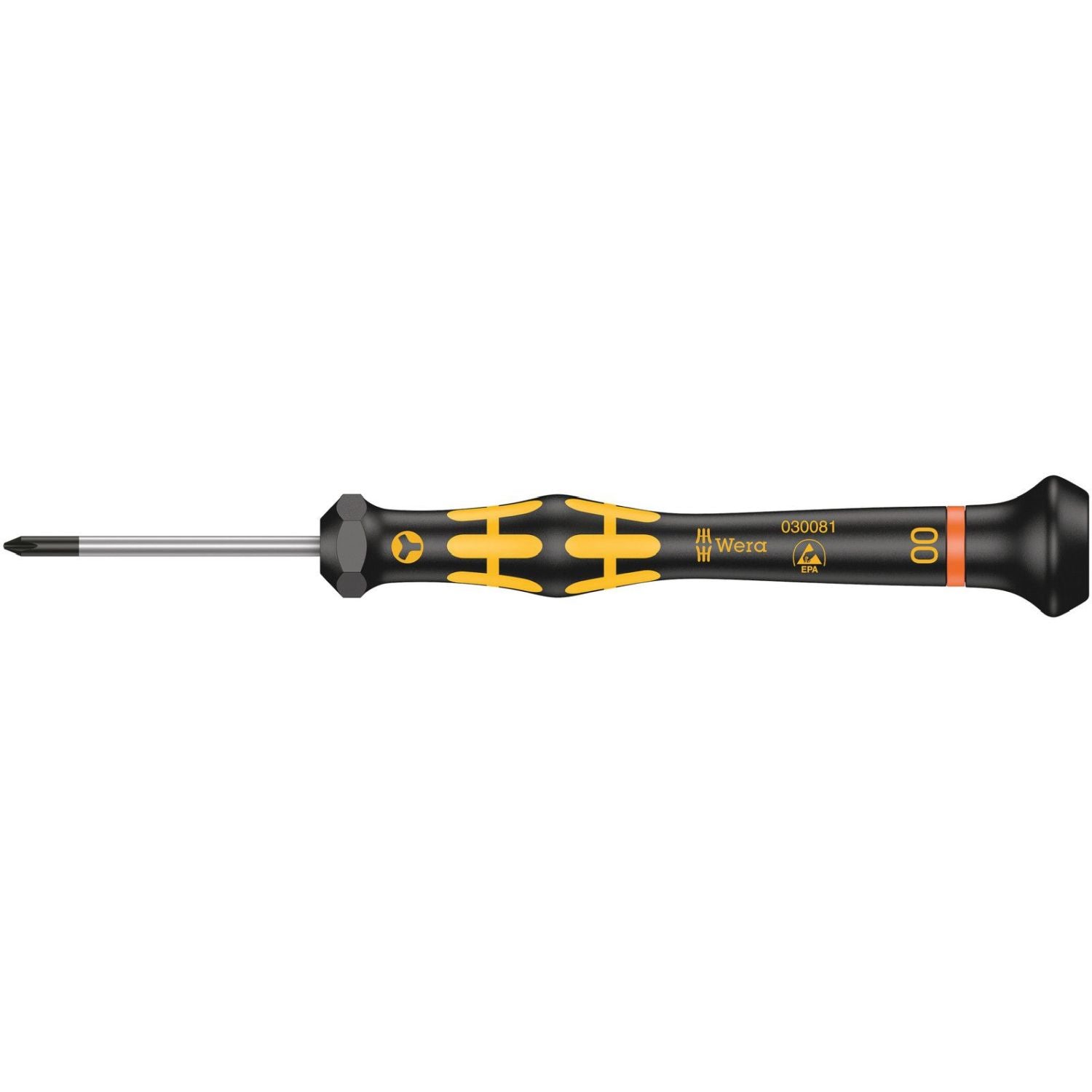 Wera 1572 Esd Kraftform Micro Screwdriver For Microstix Screws, 00x40-mm.