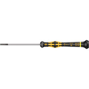 Wera 1578 A Esd Kraftform Micro Screwdriver For Slotted Screws, 0.50x3x80-mm.