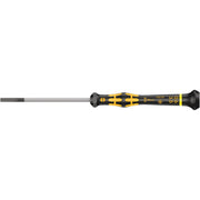 Wera 1578 A Esd Kraftform Micro Screwdriver For Slotted Screws, 0.60x3.5x80-mm.