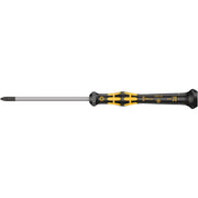 Wera 1555 Pz Esd Kraftform Micro Screwdriver For Pozidriv Screws, Pz 1x80-mm.