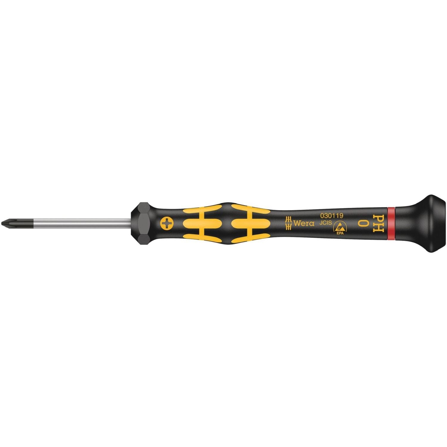 Wera 1550 Ph Esd Kraftform Micro Screwdriver For Phillips Screws, Ph 00x40-mm.