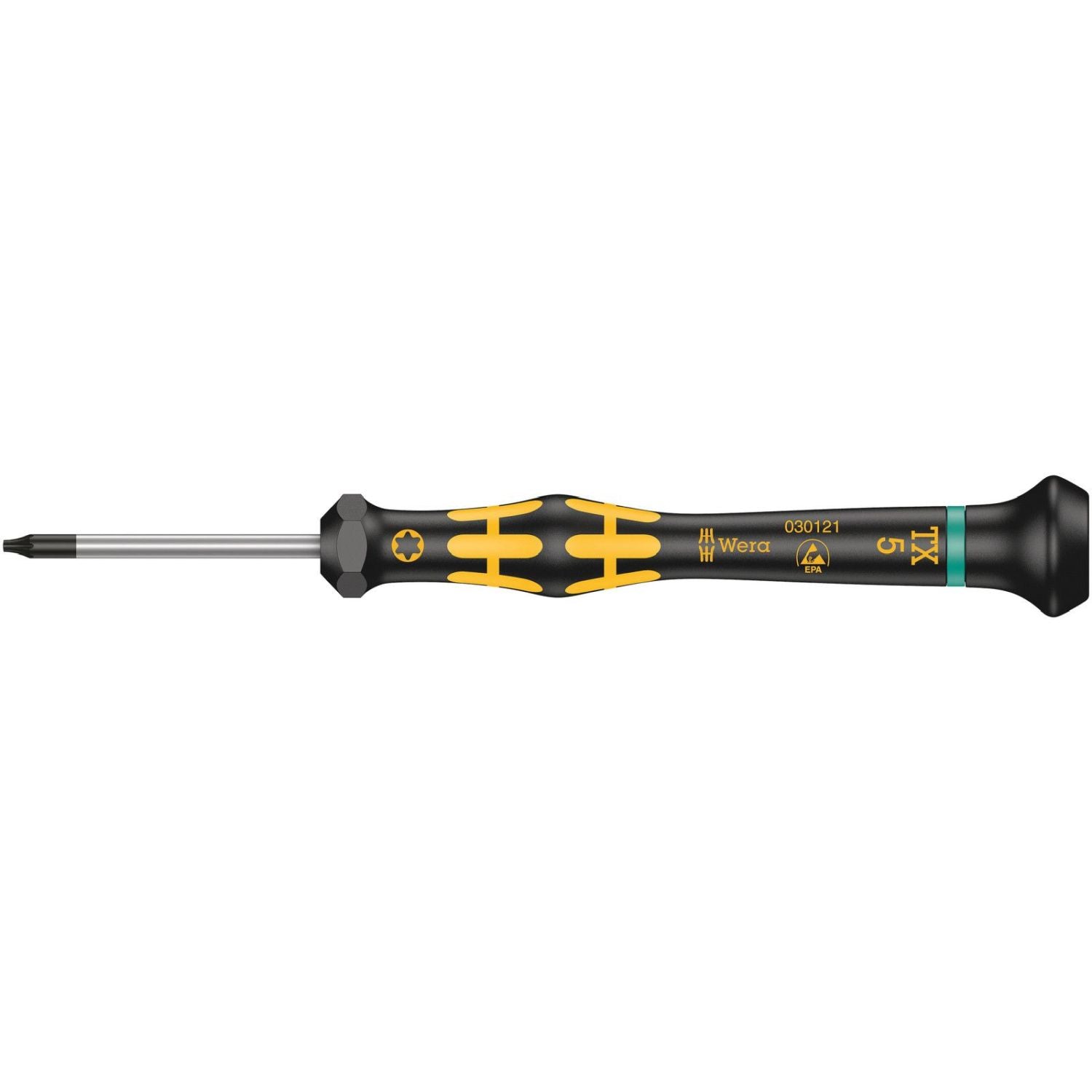 Wera 1567 Torx Esd Kraftform Micro Screwdriver For Torx Screws, Torx 5x40-mm.
