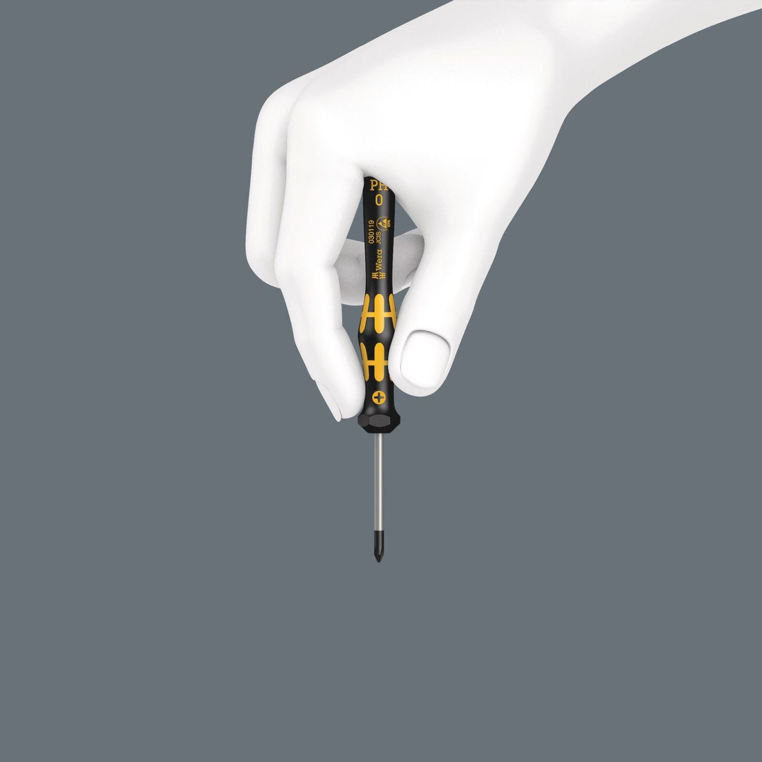 Wera 1567 Torx Esd Kraftform Micro Screwdriver For Torx Screws, Torx 6x40-mm.