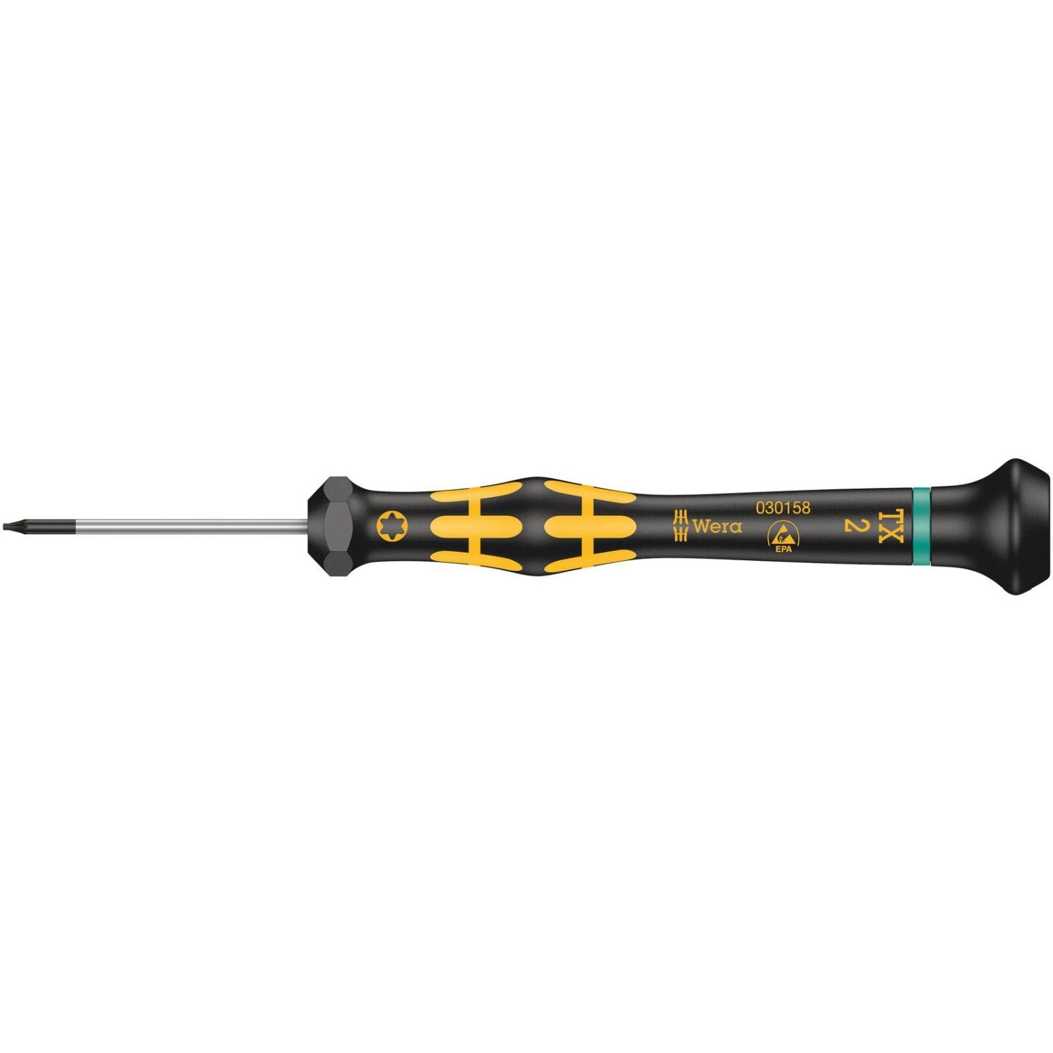 Wera 1567 Torx Esd Kraftform Micro Screwdriver For Torx Screws, Torx 2x40-mm.