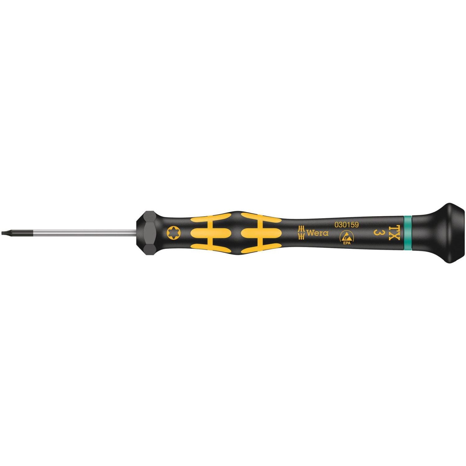 Wera 1567 Torx Esd Kraftform Micro Screwdriver For Torx Screws, Torx 3x40-mm.