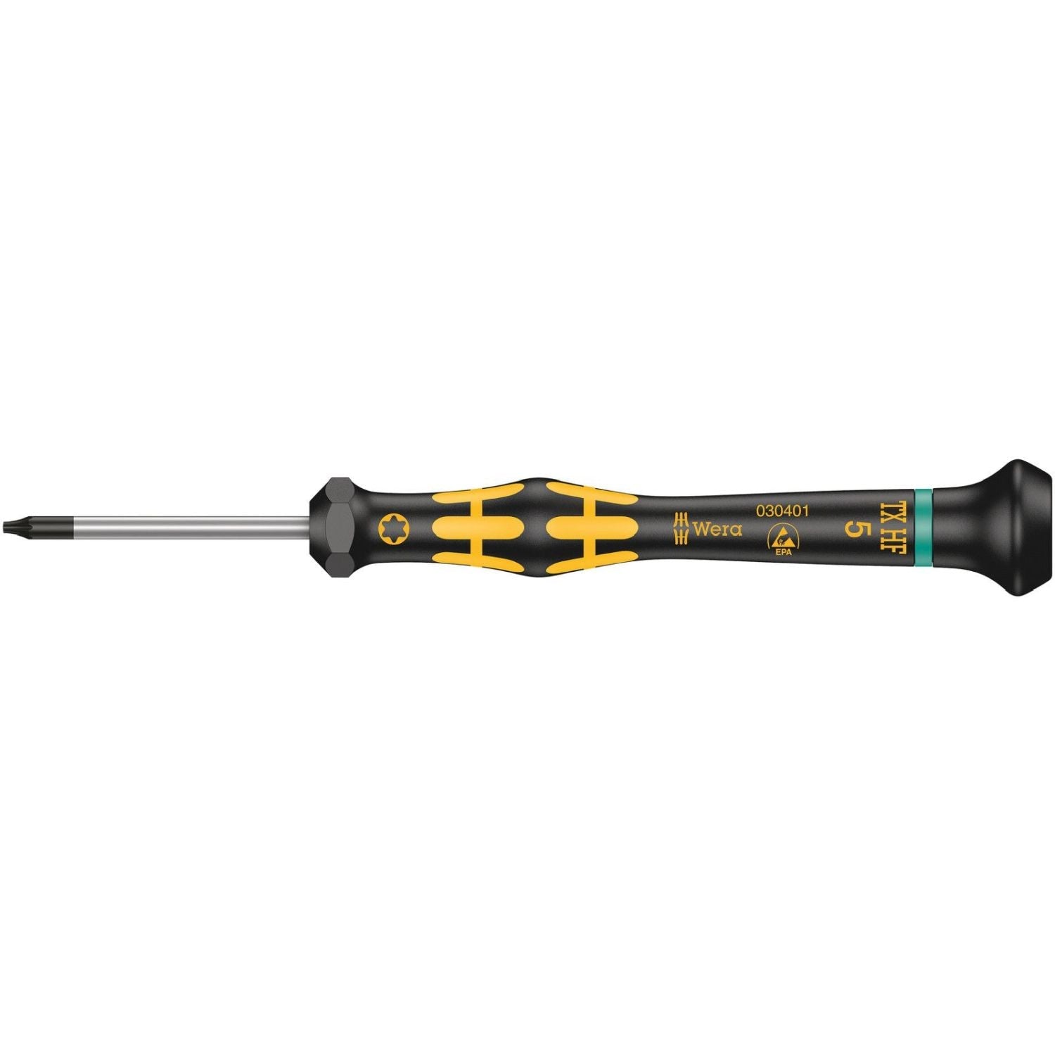 Wera 1567 Torx Hf Esd Kraftform Micro Screwdriver With Holding Function For Torx Screws, Torx 5x40-mm.