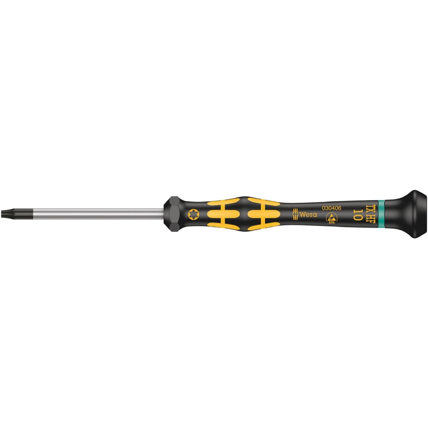 Wera 1567 Torx Hf Esd Kraftform Micro Screwdriver With Holding Function For Torx Screws, Torx 10x60-mm.