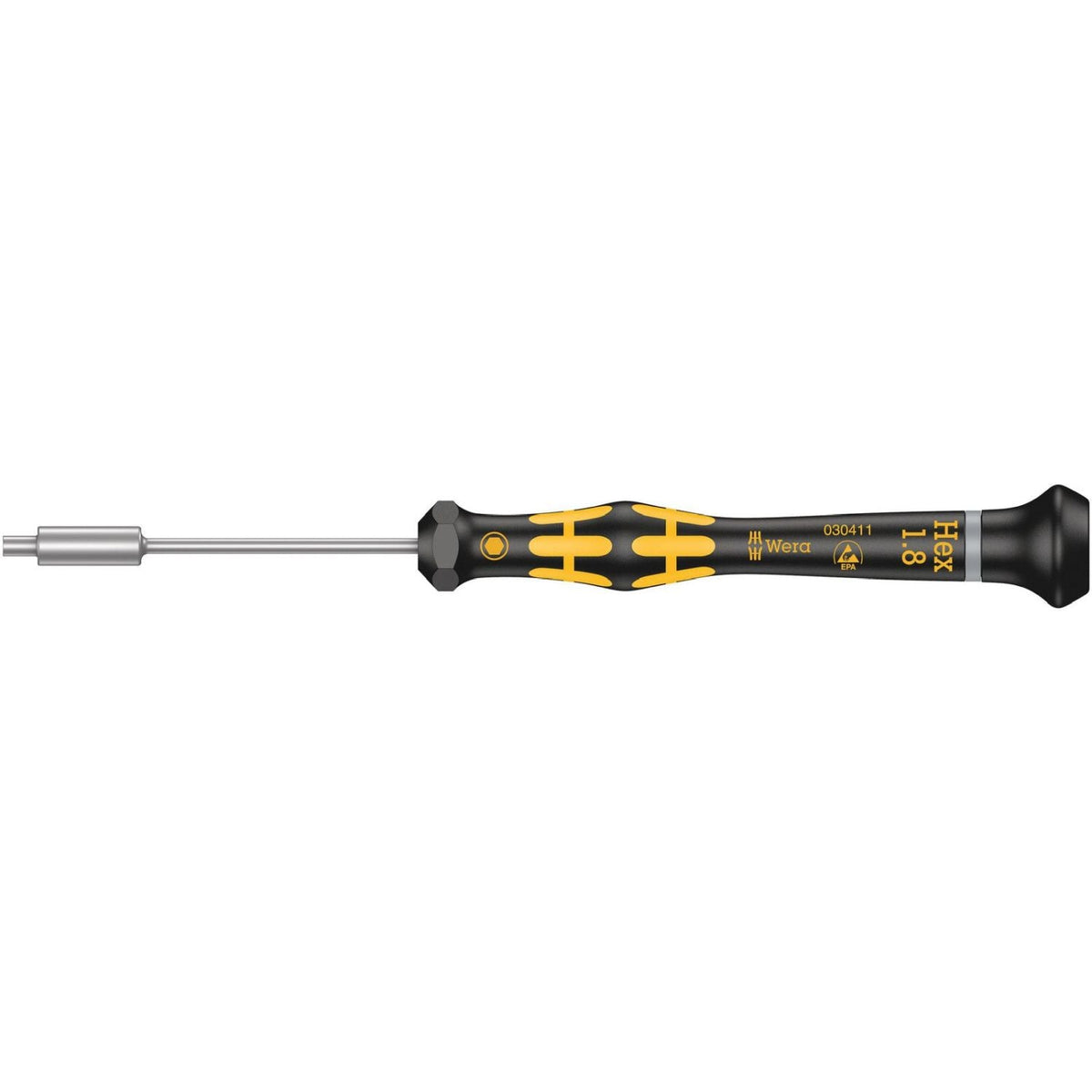 Wera 1569 Esd Nutdriver Kraftform Micro, 1.8x60-mm.