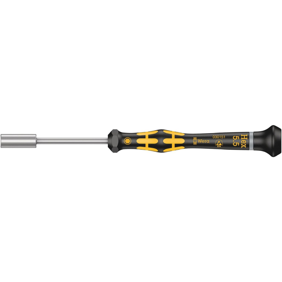 Wera 1569 Esd Nutdriver Kraftform Micro, 1.8x60-mm.