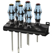 Wera 3334/6 Screwdriver Set, Stainless And Rack, 6-Pieces