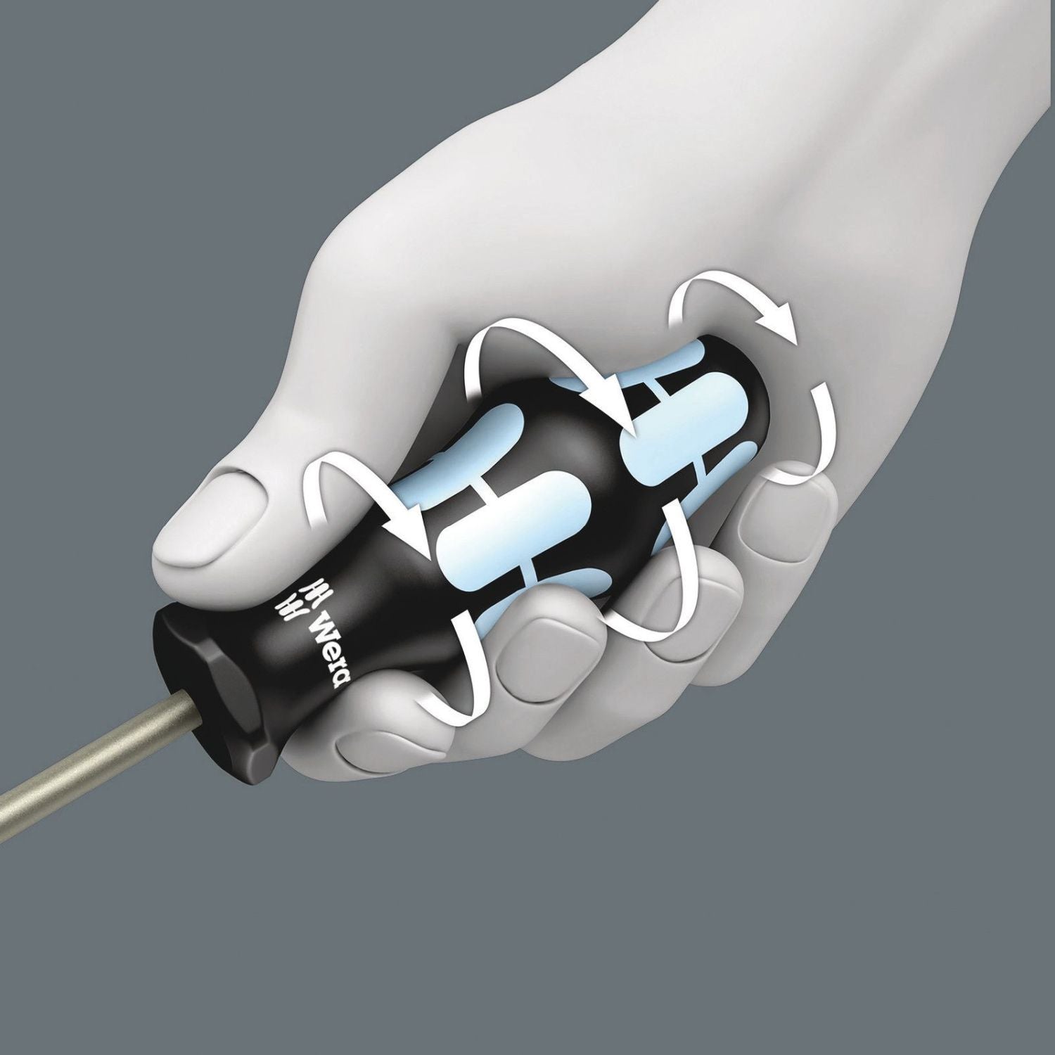 Wera 3368 Screwdriver For Square Socket Screws, Stainless, # 2x100-mm.