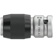 Wera 784 A 1/4-in. Adaptor With Quick-Release Chuck, 1/4-in.x30-mm.