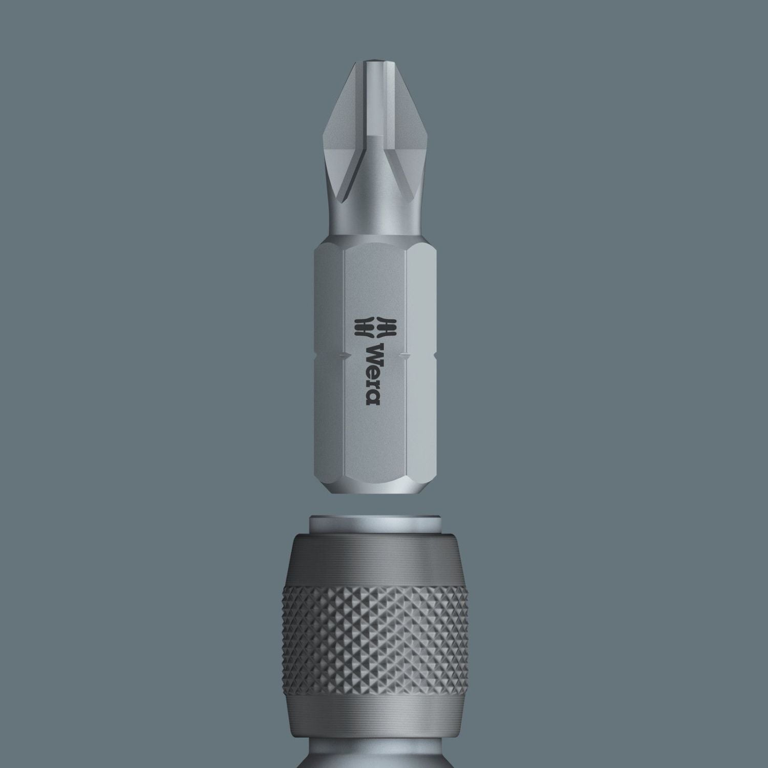 Wera 784 A 1/4-in. Adaptor With Quick-Release Chuck, 1/4-in.x30-mm.