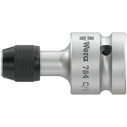 Wera 784 C 1/2-in. Adaptor With Quick-Release Chuck, 784 C/1x1/4-in.x50-mm.