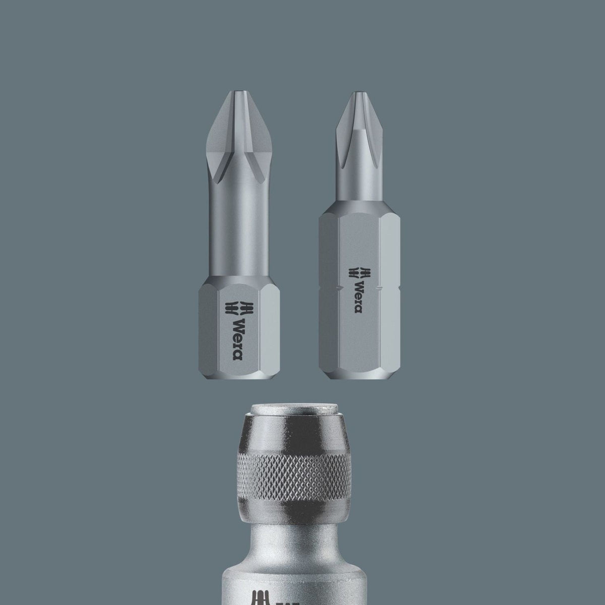 Wera 784 B 3/8-in. Adaptor With Quick-Release Chuck, 784 B/2x5/16-in.x50-mm.