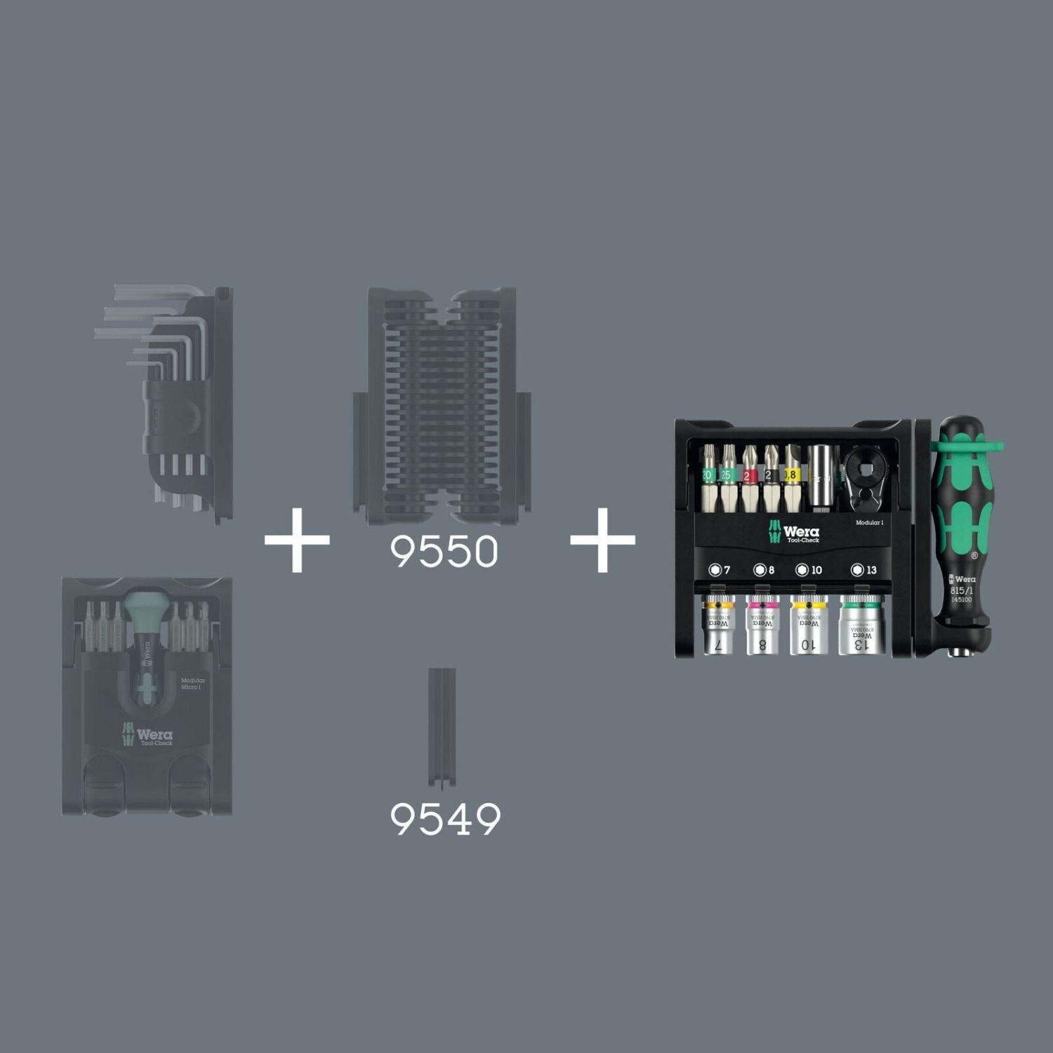 Wera Tool-Check Modular 1, 21-Pieces