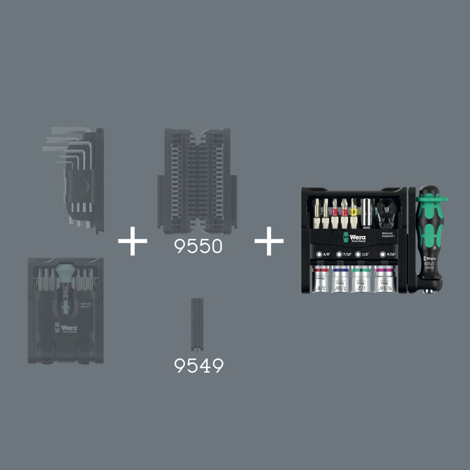 Wera Tool-Check Modular Imperial 1, 21-Pieces