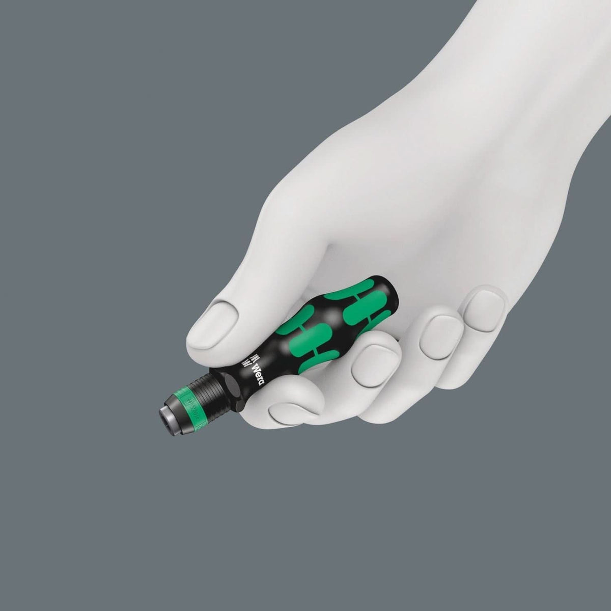Wera 813 R Bitholding Screwdriver With Rapidaptor Quick-Release Chuck, 1/4-in.x90-mm.