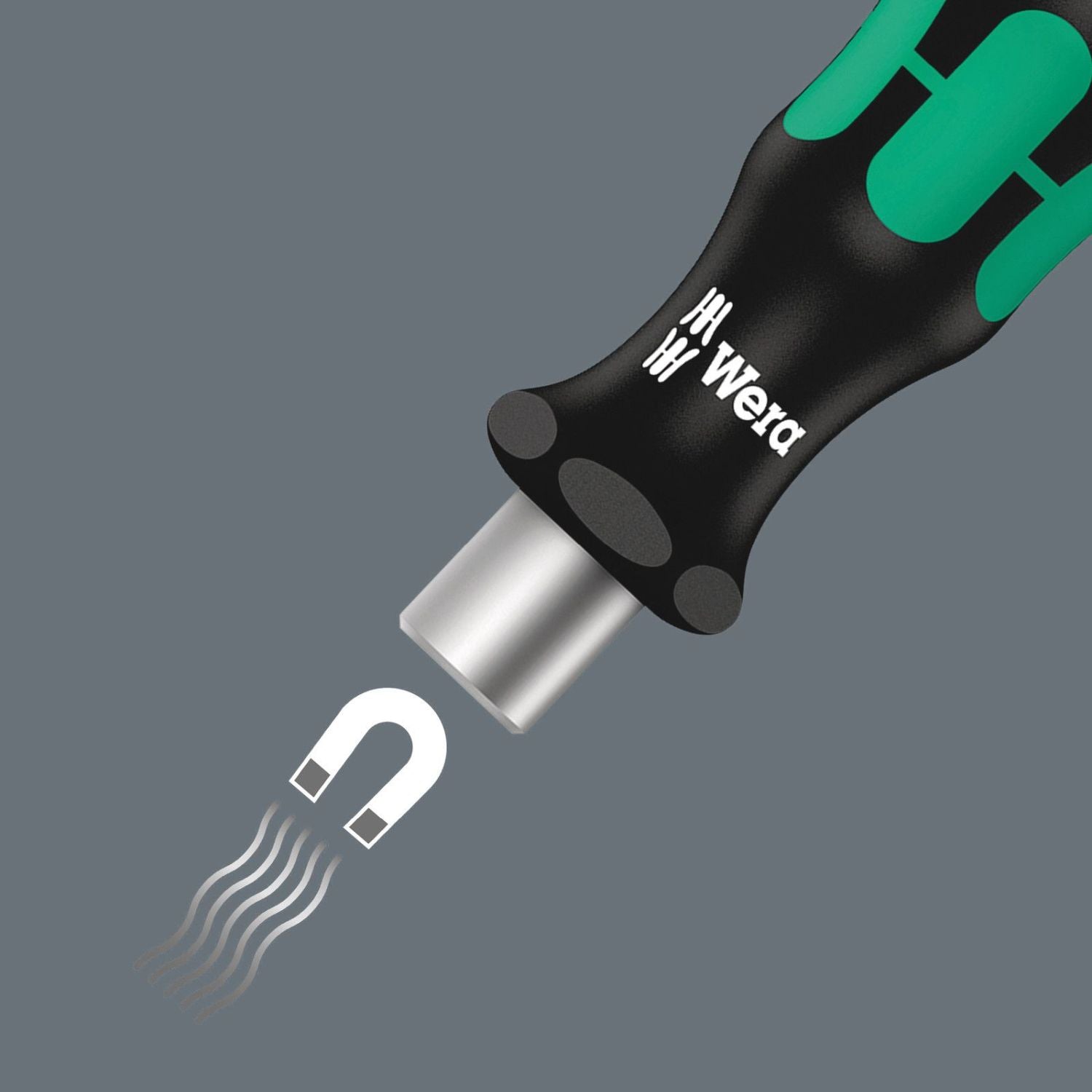 Wera 813 Bitholding Screwdriver, 1/4-in.x78-mm.