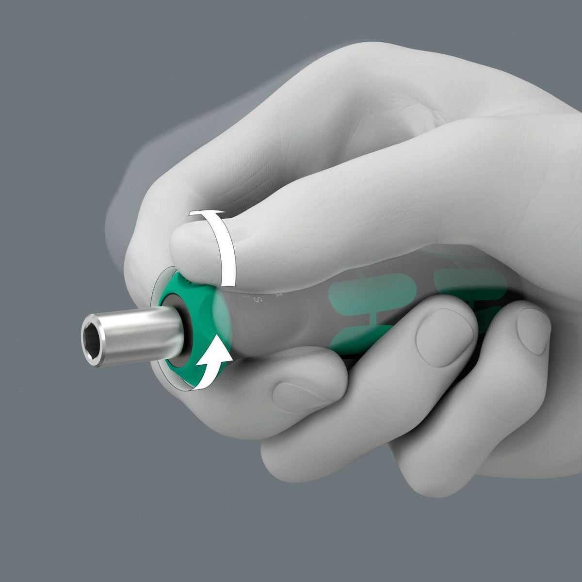 Wera 838 Ra S Bit-Holding Handle With Ratchet Functionality, 1/4-in., 1/4-in.x102-mm.
