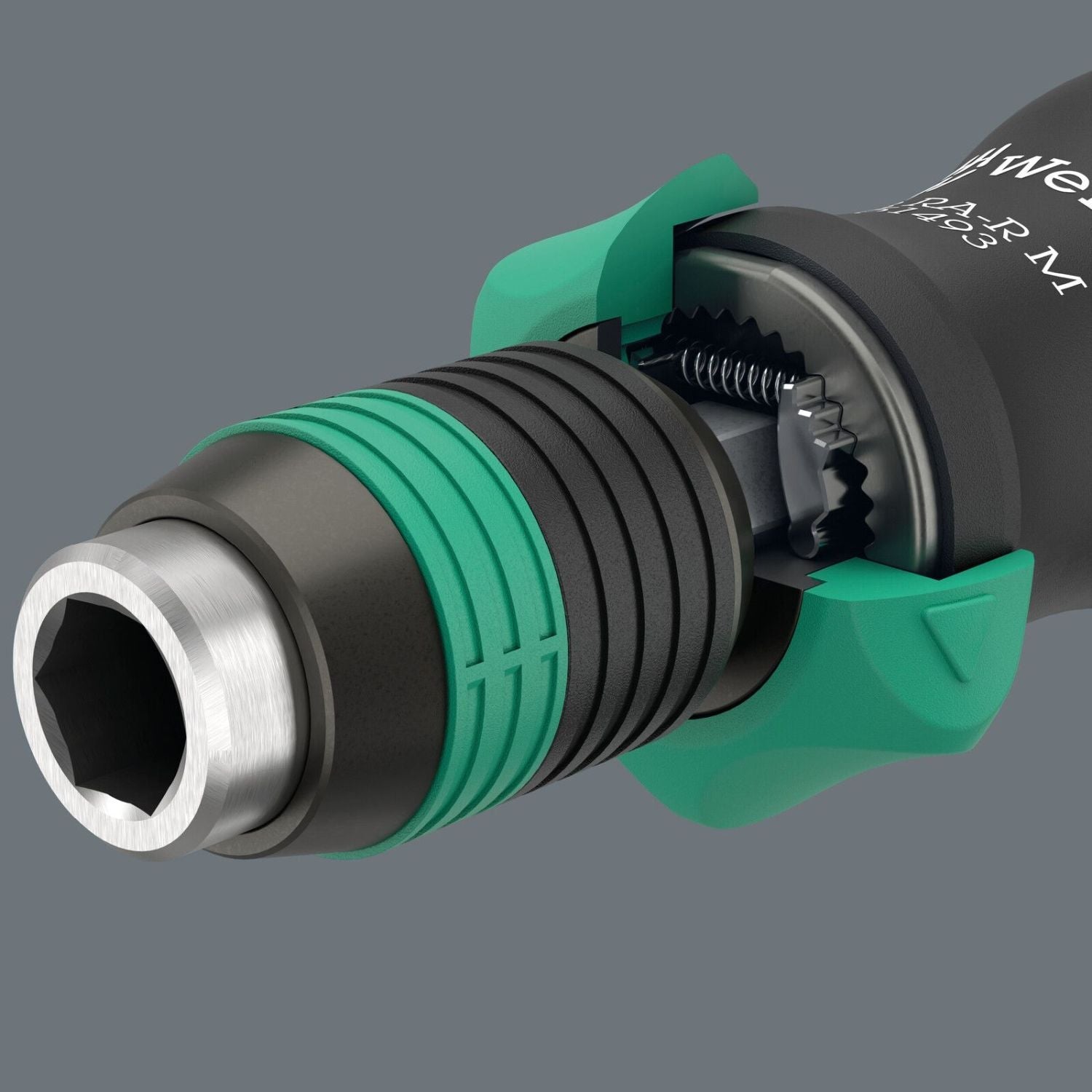 Wera 838 Ra-R M Bit-Holding Handle With Ratchet Functionality, 1/4