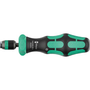 Wera 838 Ra-R L Bitholding Screwdriver With Ratchet Functionality, 1/4-in., 1/4-in.x140-mm.