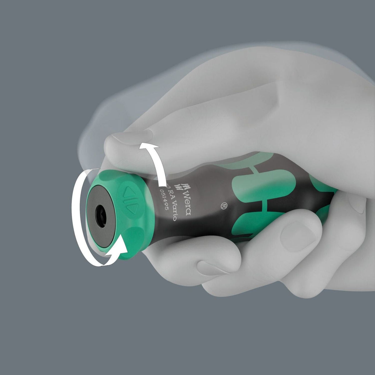 Wera 80 Ra Vario Blade Holding Handle With Ratchet Functionality, 6x113.5-mm.