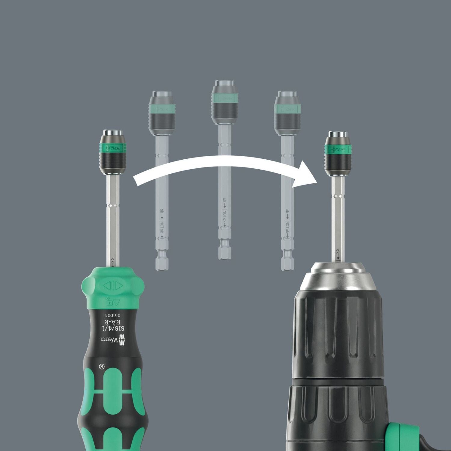 Wera Kraftform Kompakt 20 Ra-R With Pouch, 6-Pieces