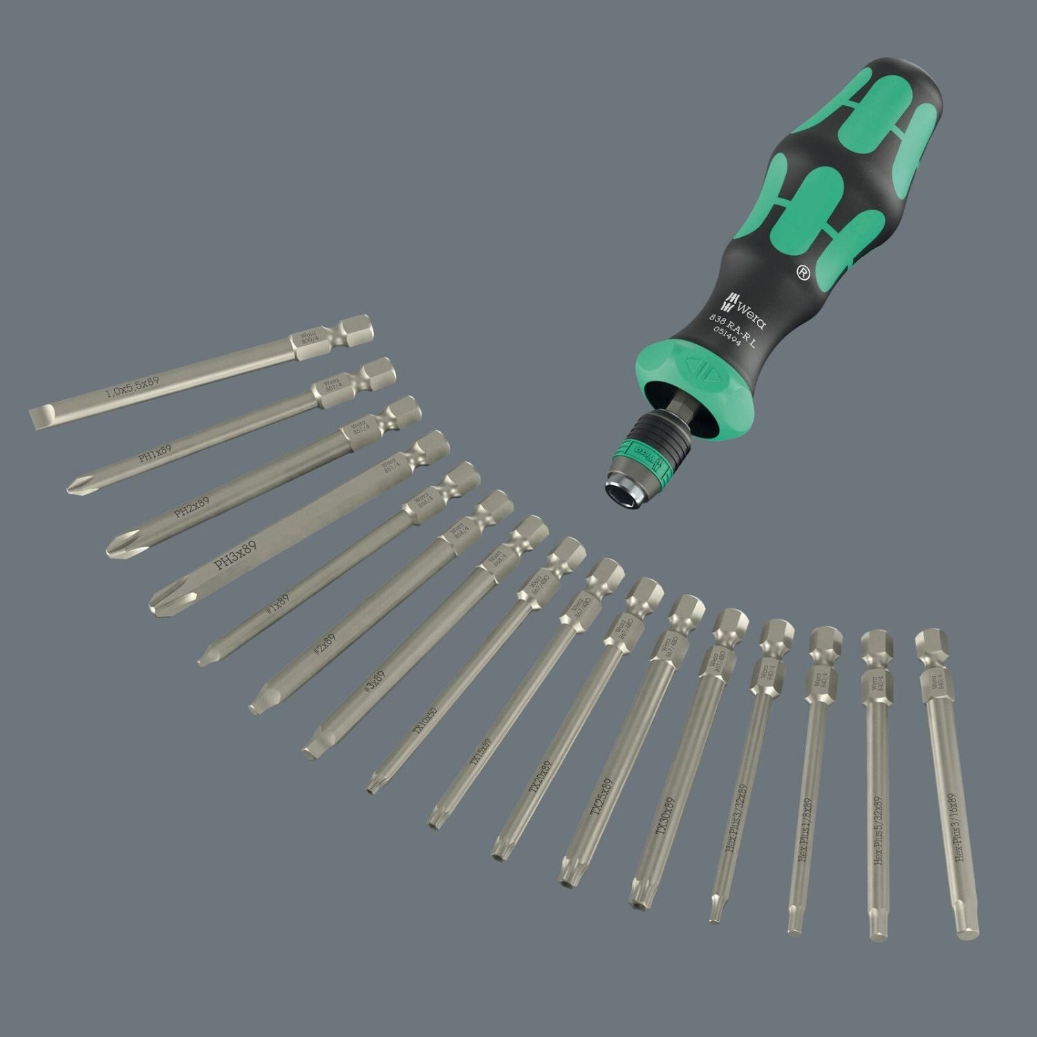 Wera Kraftform Kompakt 60 Ra-R Imperial 1, 17-Pieces