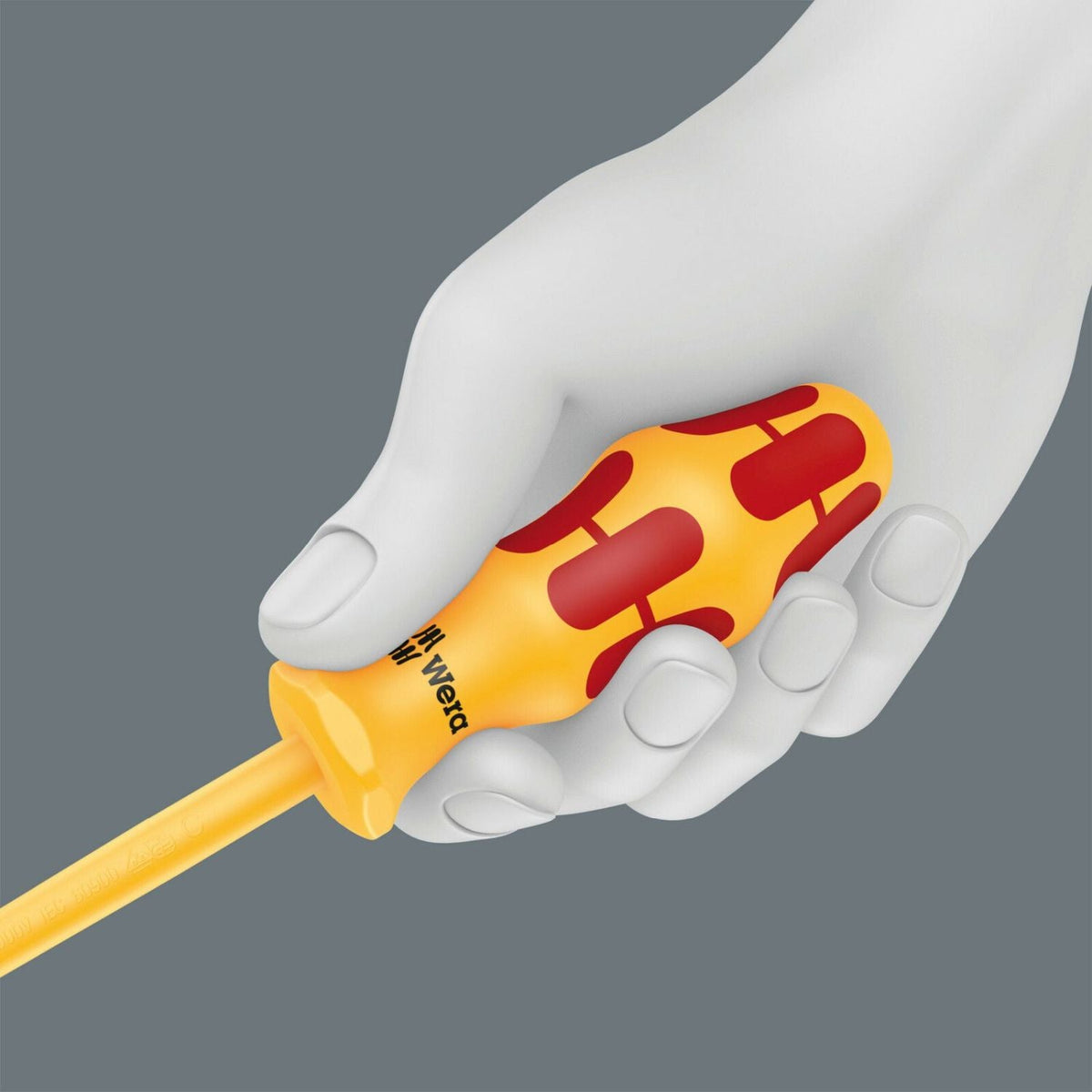 Wera 1060 I Vde-insulated Kraftform Slotted Screwdriver, 0.8x4x100-mm.
