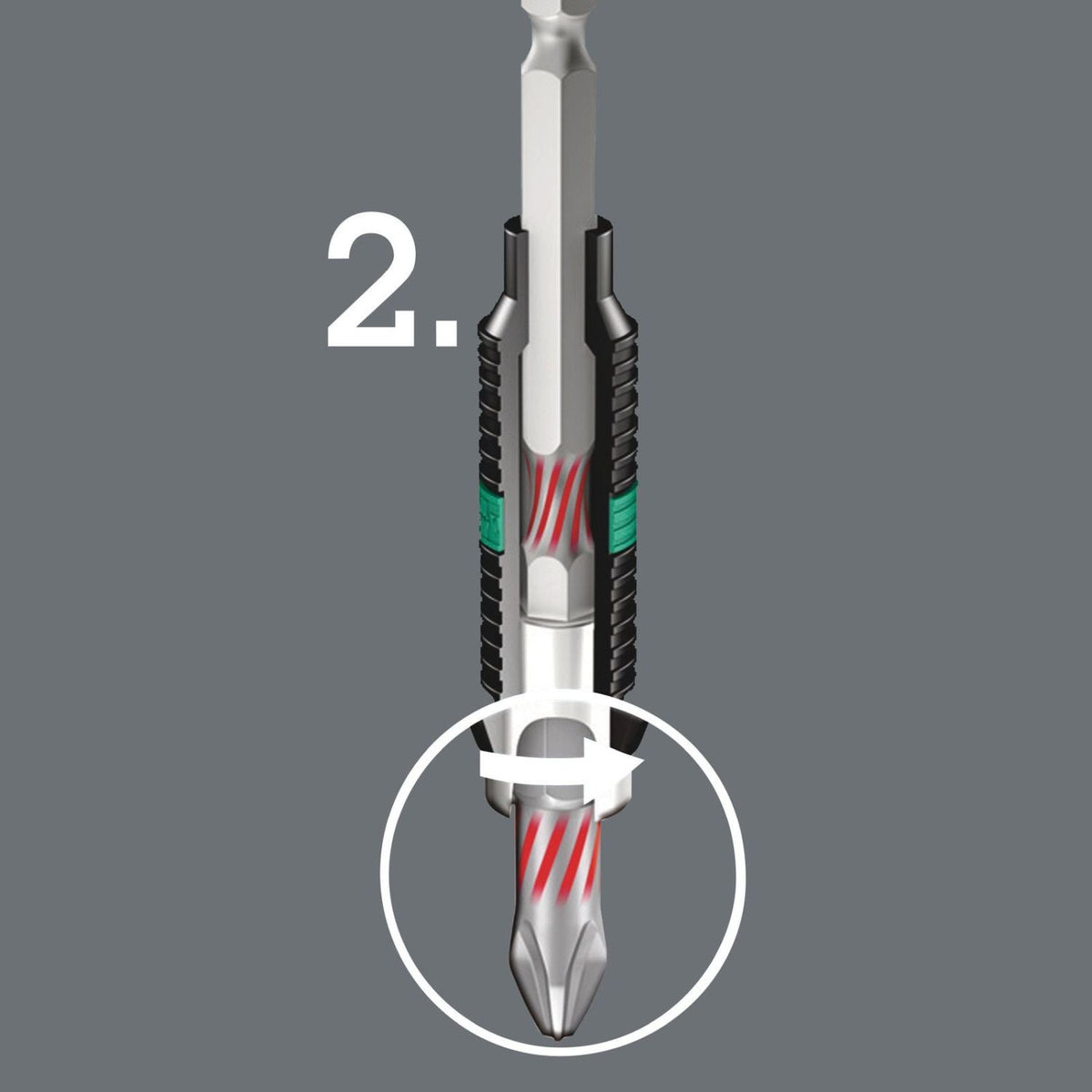 Wera 800/1 Btz Bit, 0.8x5.5x25-mm.